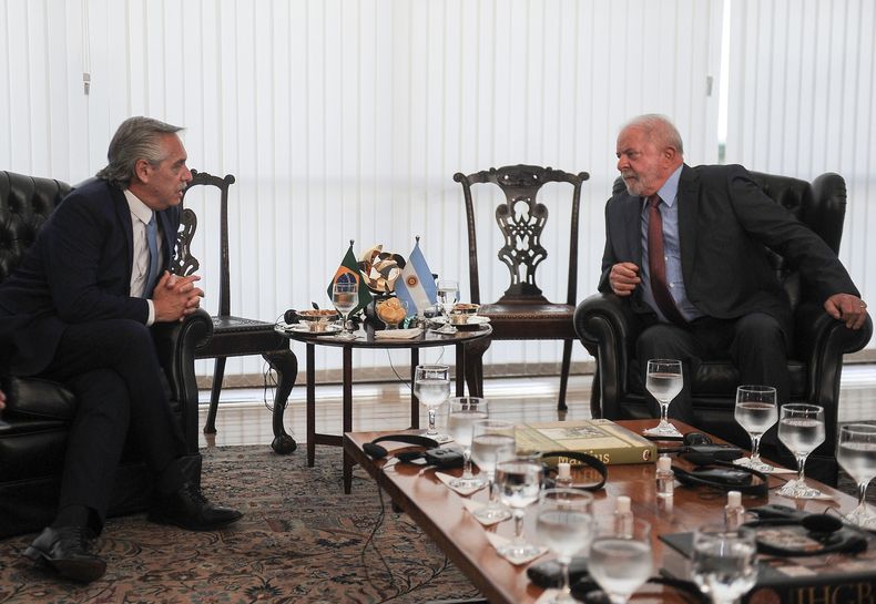 Alberto y Lula, en su primer encuentro bilateral.