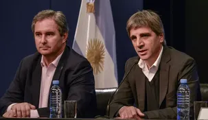 Pablo Quirno junto a Luis Caputo.&nbsp;