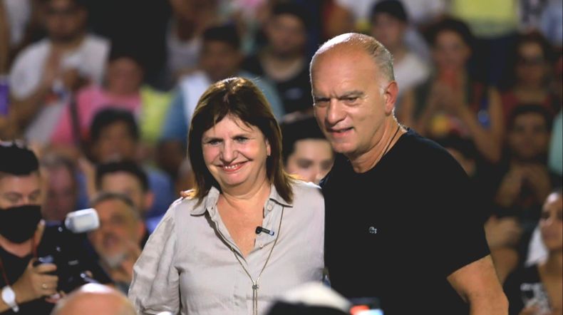 La presidenta del PRO encabezó un acto con Grindetti en Lanús.&nbsp;