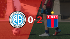 con dos goles de mateo retegui, tigre vencio a belgrano