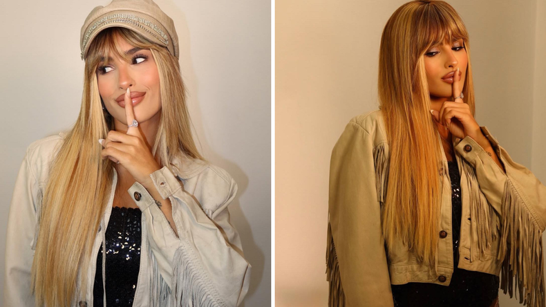 Juli Poggio recreó una estética pop con guiños directos a la televisión juvenil de los 2000 mediante vestuario, peinado y utilería.