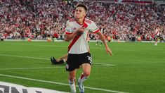 El futbolista Claudio Echeverri, de River. El futbolista Claudio Echeverri, de River.