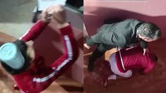 Djokovic terminó en el piso.