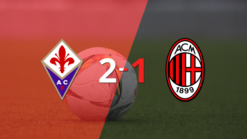 Fiorentina consiguió una victoria en casa por 2 a 1 ante Milan