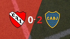 boca juniors le gano como visitante a independiente por 2 a 0