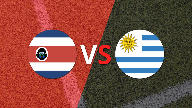 Uruguay selló un empate con Costa Rica en un partido amistoso