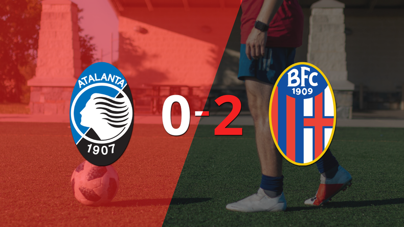 Bologna fue superior y venció por dos goles a Atalanta en el estadio Gewiss Stadium