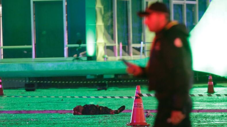 Los Bomberos confirmaron un muerto tras las explosiones.