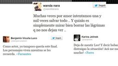Los tweets del año: Wanda Nara, Karina Jelinek y Benjamín Vicuña Los tweets del año: Wanda Nara, Karina Jelinek y Benjamín Vicuña