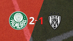 Palmeiras sacó los 3 puntos en casa al vencer 2-1 a Independiente del Valle