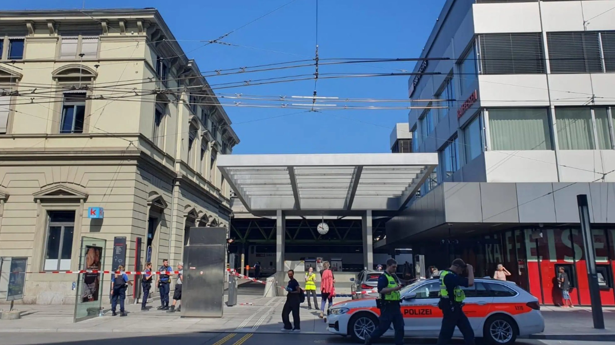 Violento ataque en una estación de tren en Suiza: un hombre apuñaló a tres personas