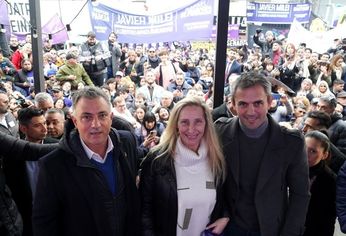 C5N | Karina Milei junto a Maertín Menem y Sebastián Pareja