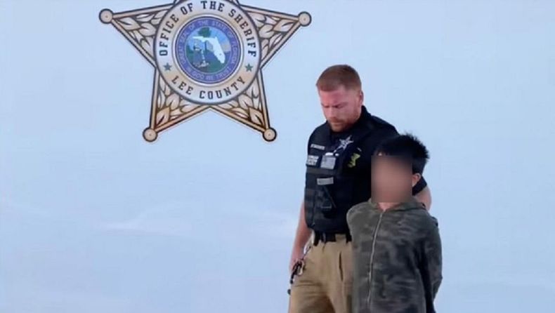 El chico fue apresado por la Policía de Florida.