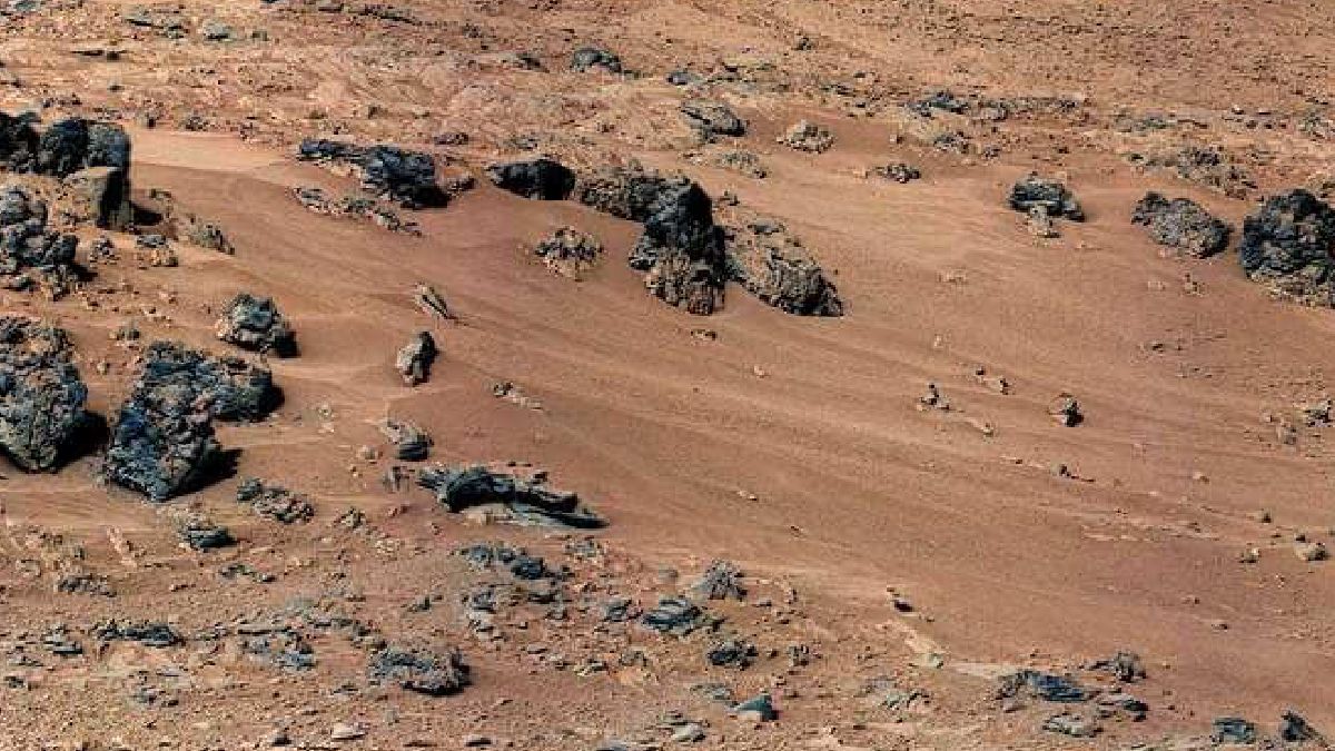 La NASA encontró una roca con rayas de cebra en Marte que nunca se ...