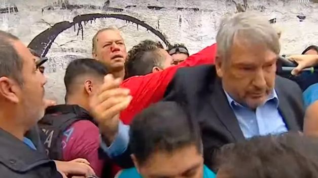 Jorge DOnofrio tras los incidentes en General Paz: Agredieron a Berni sin motivos