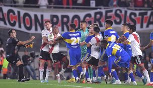 Superclásico: se conocen más imágenes en el escándalo de la gresca en el Monumental