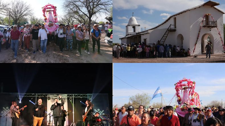 Lavalle estuvo de fiesta para darle lugar a una tradición católica: así fueron los festejos patronales de la virgen en Lagunas del Rosario.