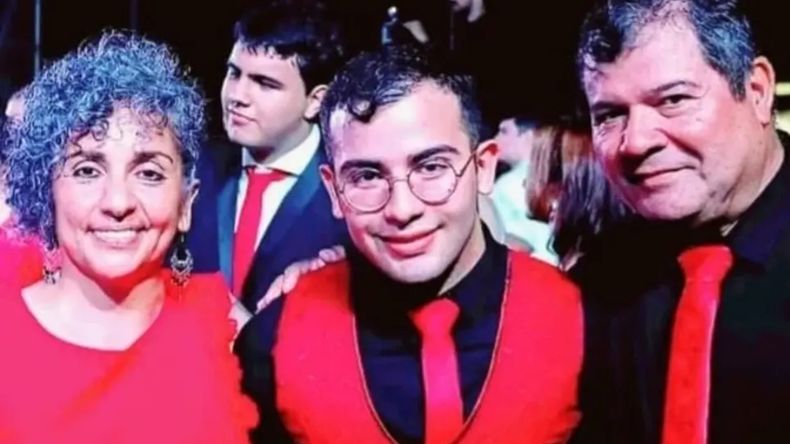 Marcela Acuña, su hijo César Sena y su esposo Emerenciano Sena, principales sospechosos del crimen de Cecilia. 