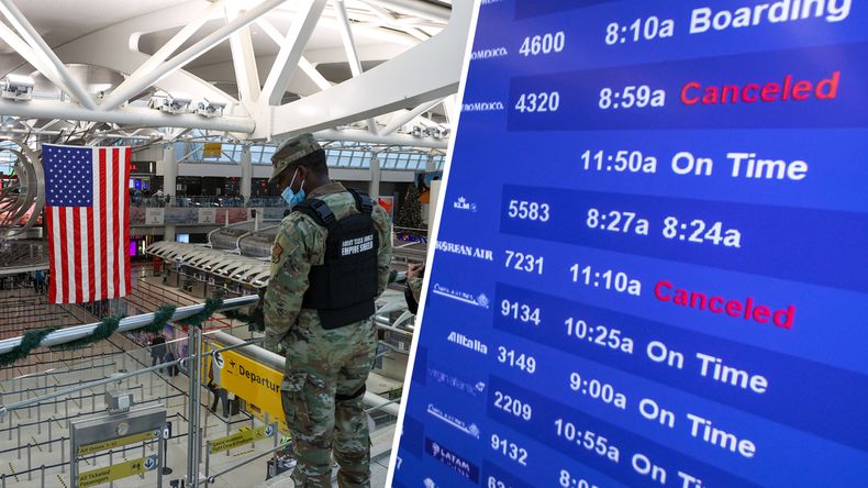 Estados Unidos: cancelaciones y demoras en cientos de vuelos por un fallo informático.