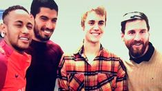 El encuentro de Justin Bieber y Lionel Messi. El encuentro de Justin Bieber y Lionel Messi.