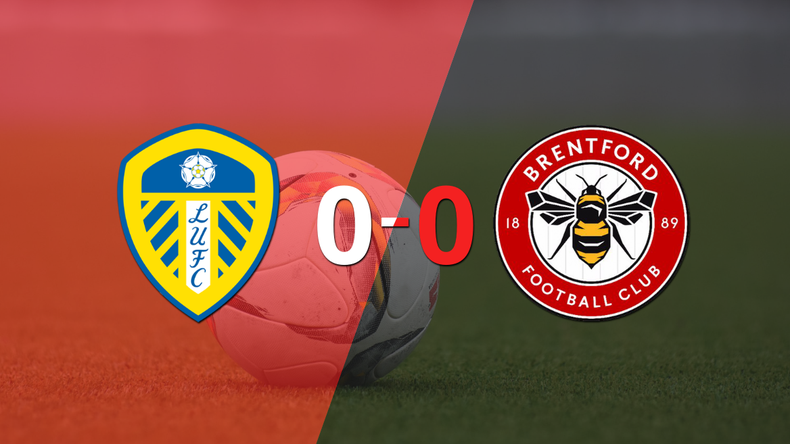Cero a cero terminó el partido entre Leeds United y Brentford