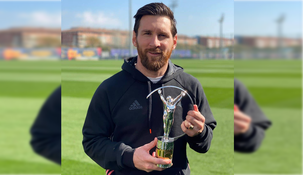 Messi ya obtuvo el premio Laureus al mejor deportista del año en 2020.
