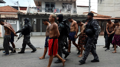 Desplegaron 2500 policías para controlar la situación en Rio. Desplegaron 2500 policías para controlar la situación en Rio.