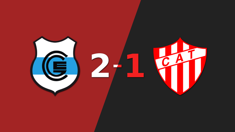 Gimnasia (J) logró una victoria como anfitrión por 2 a 1 frente a Talleres (RE)
