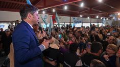 Axel Kicillof durante un encuentro en San Nicolás. Axel Kicillof durante un encuentro en San Nicolás.