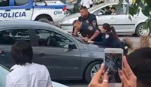 Lautaro Ordóñez quiso eludir un control policial.