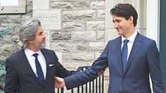 Juan Pablo Rodríguez Anido junto al primer Ministro de Canadá, Justin Trudeau.