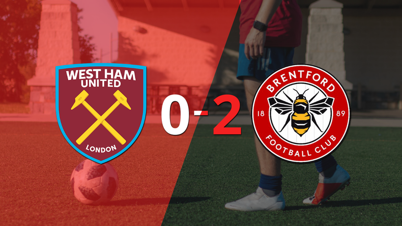 En casa, West Ham United perdió 2-0 frente a Brentford
