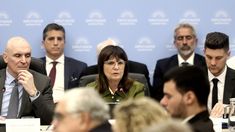 La ministra de Seguridad, Patricia Bullrich, expuso en el Congreso.