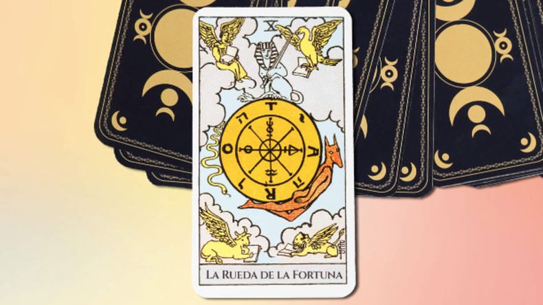 La Rueda de la Fortuna representa el continuo fluir del tiempo.