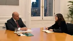 Juan Manzur y Silvina Batakis. Juan Manzur y Silvina Batakis.