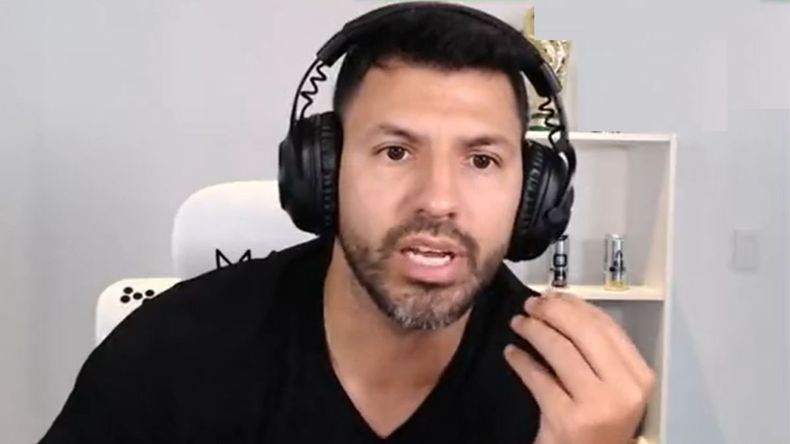 El Kun Agüero se cansó y no pudo ocultar su furia contra el streamer.