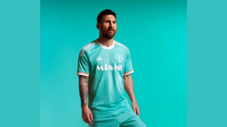 Fanion Inter Miami (Lionel Messi) - Drapeau Tissu Supporteur - Neuf