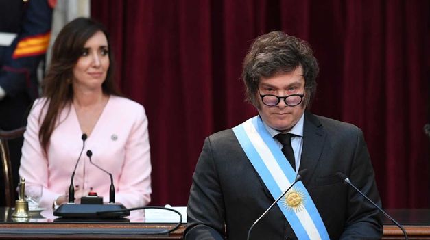 Javier Milei dio un discurso de más de una hora ante la Asamblea Legislativa.