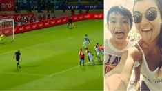 El Kun Aguero erró un penal y Gianinna Maradona lo defendió. El Kun Aguero erró un penal y Gianinna Maradona lo defendió.