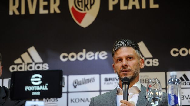 Martín Demichelis fue presentado como entrenador de River.