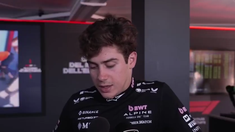 Franco Colapinto se mostró triste tras el choque. Franco Colapinto se mostró triste tras el choque.