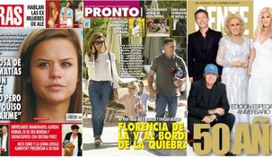 Tapas de revistas: la edición aniversario de Gente y Flor de la V, al borde de la quiebra Tapas de revistas: la edición aniversario de Gente y Flor de la V, al borde de la quiebra