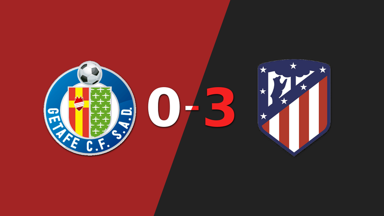 Atlético de Madrid goleó 3-0 a Getafe con triplete de Antoine Griezmann