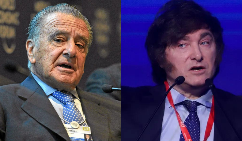 Eurnekian apuntó contra Milei luego de sus declaraciones contra el Papa.&nbsp;