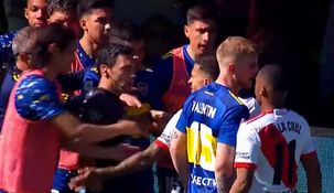 Las peleas de los Superclásicos, una constante entre Boca y River.