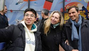 Karina Milei junto a Diego Hartfield en Misiones.