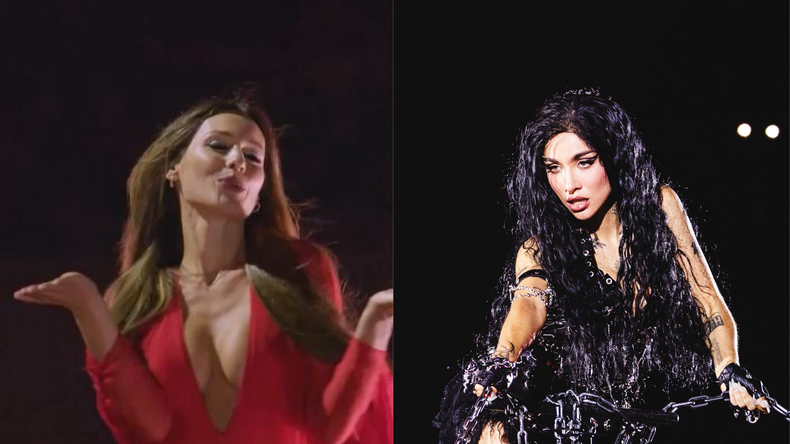 Video: Pampita deslumbró a los fans de María Becerra en su segundo show en River