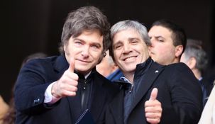Javier Milei y Luis Caputo. Javier Milei y Luis Caputo.