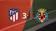 con muchos goles, atletico de madrid derroto 3-1 a villarreal con muchos goles, atletico de madrid derroto 3-1 a villarreal