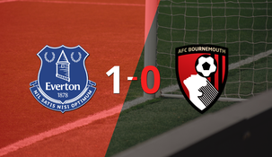 con un solo tanto, everton derroto a bournemouth en el estadio goodison park con un solo tanto, everton derroto a bournemouth en el estadio goodison park